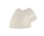 ROUND – Eckstücke PVC - altweiß ( jasmin)