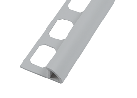 ROUND – VIERTELKREISPROFILE PVC / altweiß silbergrau